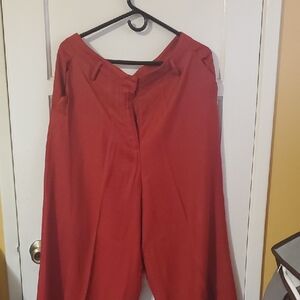 Maeve Red Wide Leg Pants